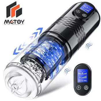 Автоматический мужской мастурбатор Metoy, ЖК-дисплей, вибрирующая мужская секс-игрушка для мужчин, карманная киска, карманная киска для взрослых, секс