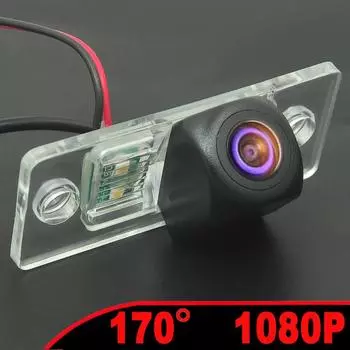 Автомобильная камера заднего вида 170° HD 1080P AHD Fisheye для CAYENNE VW Volkswagen SKODA FABIA/SANTANA/POLO(3C)/ТИГУАН/ТУАРЕГ/ПАССАТ