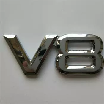Автомобильная наклейка V8, задняя эмблема автомобиля, значок