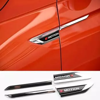 Автомобильное боковое крыло Fender 4Motion, логотип, эмблема, 3D наклейка на отделку для Tiguan MK2 4x4 4 MOTION, оригинальные аксессуары чёрный