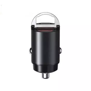 Автомобильное зарядное устройство Mini 100 Вт USB PD Автомобильное зарядное устройство Быстрая зарядка Автомобильное зарядное устройство для телефона чёрный