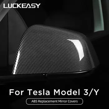 Автомобильное зеркало заднего вида для Tesla Model 3 Model Y, авто внешние аксессуары, ABS, боковое зеркало заднего вида, корпус M3-EX74CMBL
