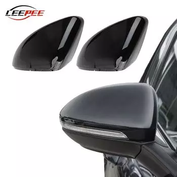 Автомобильные аксессуары для VW Golf MK7 7,5 GTI 7 7R, крышка зеркала заднего вида, корпус зеркала, высокое качество, яркий карбон