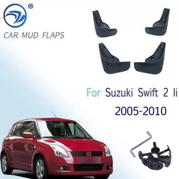 Автомобильные брызговики для Suzuki Swift 2 II 2005-2010, брызговики, брызговики, брызговики Fender 2006 2007 2008 2009 2005-2010