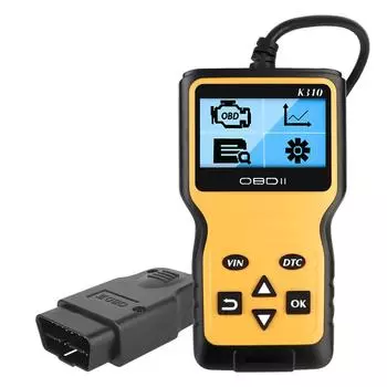 Автомобильные диагностические инструменты Plug and Play K310 Универсальный считыватель кодов OBD2 Сканер OBDII с цифровым дисплеем