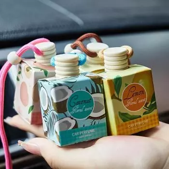 Автомобильные флаконы для духов, маленькие диффузоры, масляные флаконы, украшения для внедорожников, автомобильные освежители воздуха, устранители запахов для автомобилей, рабочие зоны, кухни