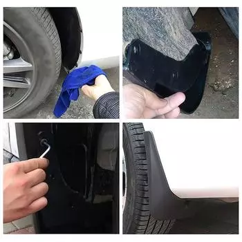 Автомобильные внешние аксессуары 4 шт./компл. колесные крылья подходят для Mitsubishi Outlander 2024+ высококачественные передние и задние автомобильные колесные крылья