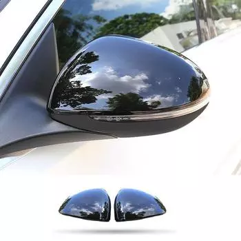 Автомобильные зеркала заднего вида, наклейки для Mercedes Benz C260 C200 2022, глянцевый черный ABS, боковое зеркало с защитой от царапин