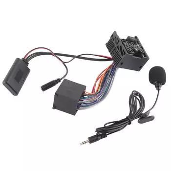 Автомобильный 10-контактный Bluetooth-модуль-адаптер AUX-in для замены кабеля для E46 320 325 323 328 330 M3