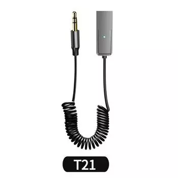Автомобильный адаптер Aux Bluetooth 5,2 для автомобильного динамика, музыкальный ключ, USB-разъем 3,5 мм, беспроводной аудиоприемник, BT-передатчик, комплект громкой связи