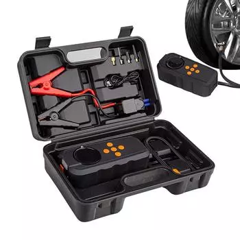 Автомобильный аккумулятор Jump Starter 12V LED полноэкранный дисплей Jump Starter Power Pack Точный легкий автомобильный аккумулятор Booster Pack Jump чёрный