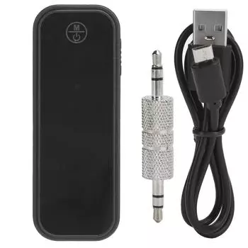 Автомобильный Bluetooth 5.0 приемник передатчик 2 в 1 мини беспроводной аудиоадаптер 3.5MM Aux