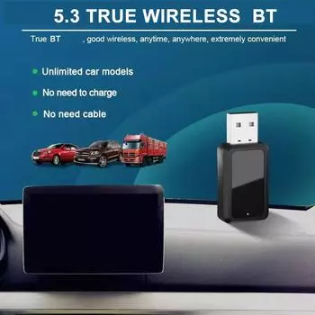 Автомобильный Bluetooth 5.3 FM передатчик приемник светодиодный дисплей USB беспроводной вызов громкой связи беспроводной аудиоадаптер для автомобиля FM-радио T0J2