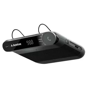 Автомобильный Bluetooth-динамик Avantree Roadtrip, беспроводной FM-передатчик, комплект громкоговорителя с микрофоном и функцией Multipoint - и 2-в-1 Hands-free