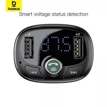 Автомобильный Bluetooth MP3-плеер Baseus T-образный S-09 чёрный