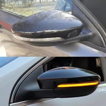 Автомобильный чехол на заднее зеркало из углеродного волокна для Volkswagen VW Golf 6 Golf 5 Golf 7 CC POLO Scirocco EOS Bora Jetta Beetle Passat