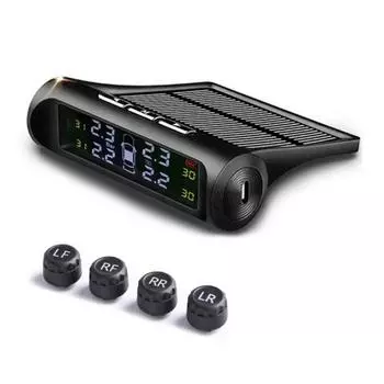 Автомобильный датчик TPMS, система контроля давления в шинах, система охранной сигнализации давления в шинах, аккумулятор, цифровой ЖК-дисплей