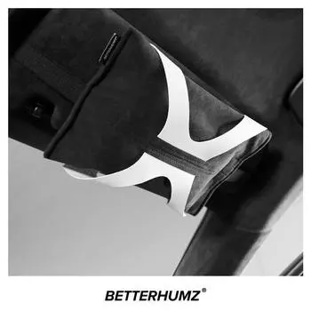 Автомобильный держатель для салфеток Betterhumz, подвесной для Tesla Model 3 X Model YS 2023-2018, солнцезащитный козырек, крышка для коробки для салфеток, интерьер home style red
