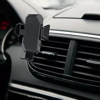 Автомобильный держатель для телефона с вентиляционным отверстием и защитой от сотрясений, лезвие для сотового телефона, крепление для телефона, выдвижное, противоскользящее, на 360 градусов