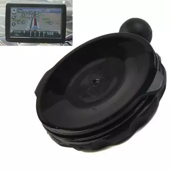 Автомобильный держатель GPS на лобовое стекло из ПК+ТПУ, 1 шт., черный, новый