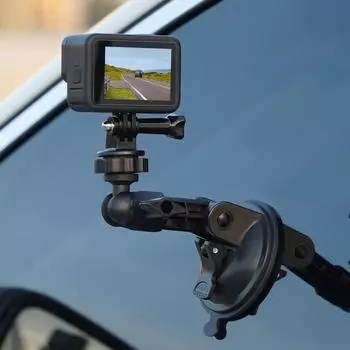 Автомобильный держатель с присоской и шарнирным креплением для камеры, удлинительный кронштейн для лобового стекла автомобиля, комплект держателей для Pocket Action Insta-360 Series