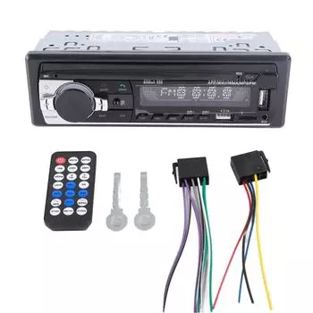Автомобильный FM-радиоприемник с двумя USB-портами, Bluetooth, функцией громкой связи, функцией воспроизведения музыки без потерь, MP3-плеером