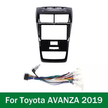 Автомобильный GPS-навигатор стереосистема для Toyota AVANZA 2019, рамка панели радиоприемника, подходит для 2Din 9-дюймового экрана головного устройства в приборной панели 9inch