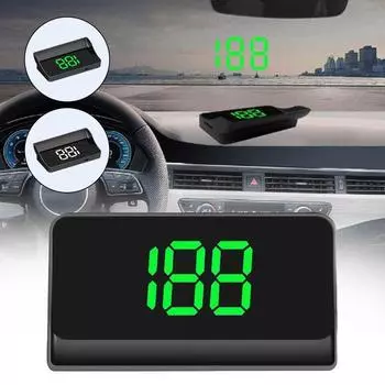 Автомобильный HD-дисплей, GPS-спидометр, скорость, KMH, цифровой HUD, проектор на лобовое стекло для всех автомобилей, аксессуары для автоэлектроники белый