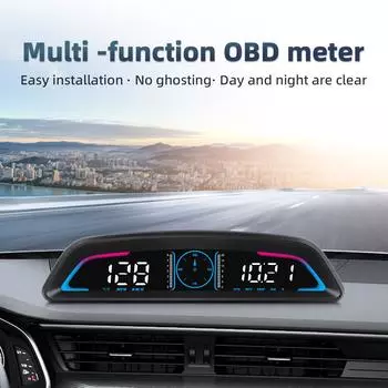 Автомобильный HUD B3/G3 проекционный дисплей цифровой GPS спидометр проектор OBD2 вода t=температура RPM сигнализация автомобильные электронные аксессуары