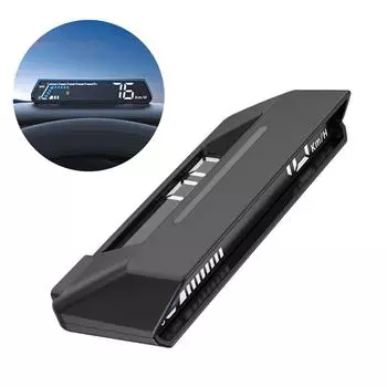 Автомобильный HUD Head Up Display SpeedClock Проектор на лобовое стекло Температура Превышение скорости Спидометр Сигнализация Напоминание об усталости вождения