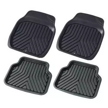 Автомобильный коврик BONFORM 3D Prime Light/Normal Car Set of 4 (Переднее сиденье S размера 2, заднее сиденье 2) Черный 6279-84BK