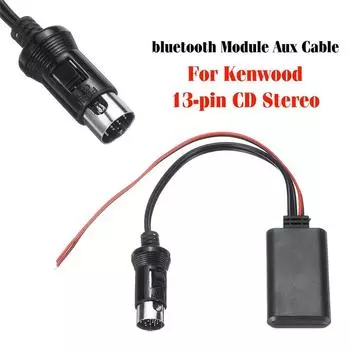 Автомобильный модуль Bluetooth аудио Aux кабель-адаптер-приемник для Kenwood All 13-контактный CD