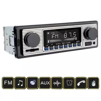 Автомобильный MP3-плеер с дистанционным управлением Автомобильные аксессуары Цифровой BT Аудио Музыка Стерео Автомобильный MP3-плеер Автомобильное радио Black 5513