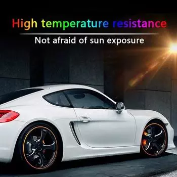 Автомобильный обод Universa 8M Protect Strip Защитная полоска для кромки колеса Наклейка на колесо Защита шин Уход Чехлы для стайлинга автомобиля