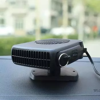 Автомобильный обогреватель, Обогреватель переднего стекла автомобиля, Обогреватель автомобильного кондиционера, Вентилятор размораживания лобового стекла, Вентилятор охлаждения и обогрева 12V-150W чёрный