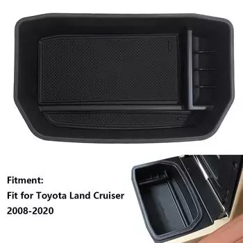 Автомобильный органайзер для Land Cruiser 2008-2020 Холодильник Центральный подлокотник Хранение перчаток Поднос Ящик Автомобильные аксессуары CHINA