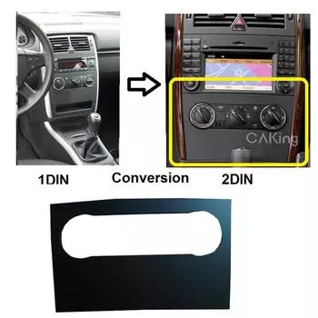 Автомобильный радиоприемник для класса BENZ A (W169), БЕНЦ Б класс (W245) Комплект приборной панели для установки лицевой панели, лицевой панели консоли, переходной пластины, накладной крышки