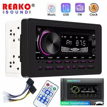 Автомобильный радиоприемник REAKOSOUND 1 din, 7 дюймов, HD авторадио, мультимедийный MP5-плеер, стерео Bluetooth, USB, TF FM для Toyota, автомобильный радиоприемник