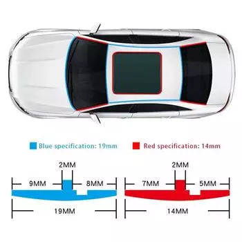Автомобильный резиновый уплотнитель Автомобильный уплотнитель Крыша Окно Герметик Отделка Защитные полосы для лобового стекла автомобиля Звукоизоляционные Водонепроницаемые Автомобильные аксессуары