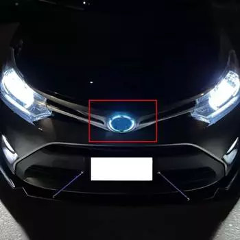 Автомобильный светильник для значка для Toyota 5D, светильник с логотипом Toyota, наклейка на багажник, светодиодный светильник для решетки радиатора для Toyota Corolla Avalon Prado ALPHARD 10cm x6.8cm