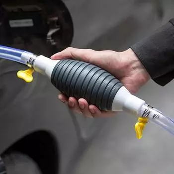 Автомобильный топливный бак Sucker Oil Transfer Автомобильный топливный насос Бензиновый дизельный жидкий ручной насос чёрный