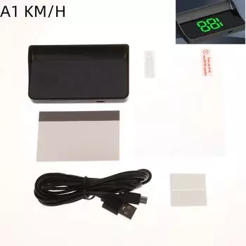 Автомобильный Универсальный HUD Проектор Спидометра Цифровой Километры в час Мили в час Большой Шрифт Измеритель Скорости Дисплей Авто Электронная Деталь