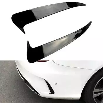 Автомобильный задний бампер диффузор губа окантовка спойлеры боковина хвост ветровой нож воздухозаборник крышка наклейка для W205 C43 C63 прочный B