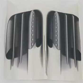 Автомобиль Стайлинг 3D Декоративные Накладки Вентиляционные Отверстия Боковые Накладки на Крылья Наклейки 2 шт.