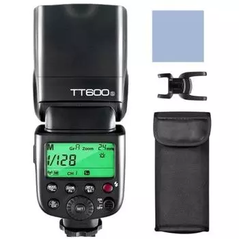 [Авторизованный агент Godox] Вспышка GODOX TT600S Speedlight для SONY 2.4G GN60 Master и эксклюзивный интерфейс Sony MI Slave с функцией Shoe Camera, совместимая с