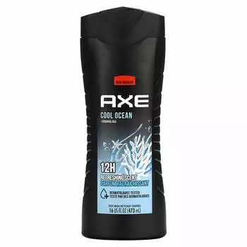 AX, гель для душа, Cool Bada, 16 жидких унций (473 мл)