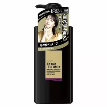 AXE Ax Gold Fragrance Body Soap Pump Vanilla 400 г Мыло для тела древесная ваниль 400 грамм (Аромат дерева) Высококачественный аромат. (х 1)