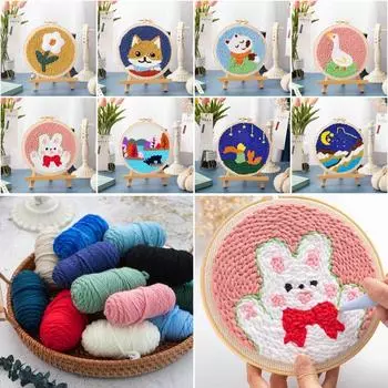 Аксессуары DIY ремесла игольная нить пяльцы для вышивания иглопробивной набор для вышивки крестом наборы для вышивания