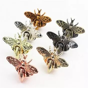Аксессуары для багажа: Замок-врезной Bee Light Gold & Antique Gold для сумок и портфелей