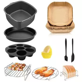 Аксессуары для квадратных фритюрниц Instant Vortex Plus, COSORI 6.4L, Tefal XXL 6.2L, Breville и большинства фритюрниц 5.7L CHINA